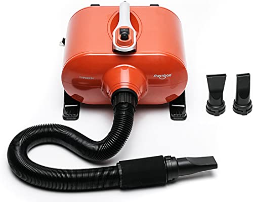 Shernbao High-Velocity Professional Dog Pet Grooming Hair Force Dryer Blower 6.0HP (DHD-2400F) 