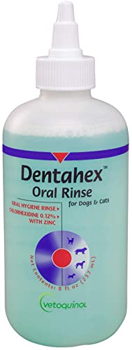 Vetoquinol Dentahex Oral Hygiene Rinse for Dogs & Cats 