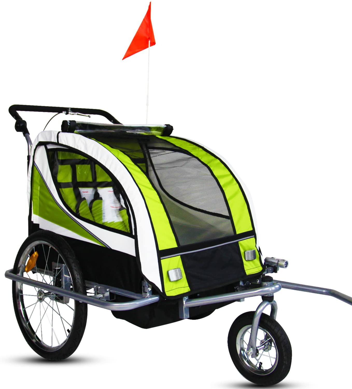 Kinbor New 2 in 1 Bicycle Pet Trailer Stroller