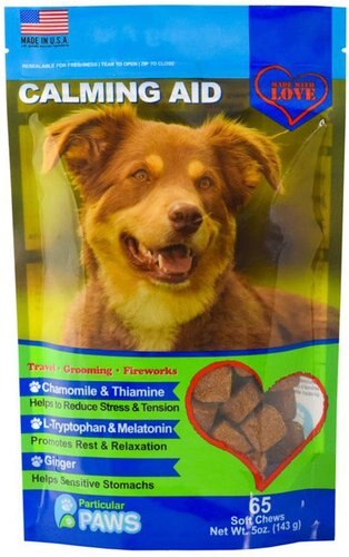 Particular Paws Calming Aid Soft Chews Dog Supplement