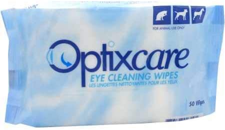 Optixcare Dog & Cat Eye Cleaning Wipes, 50 count