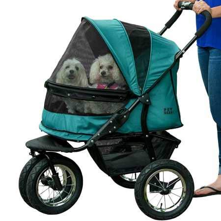 PetGear No-Zip Double Pet Stroller