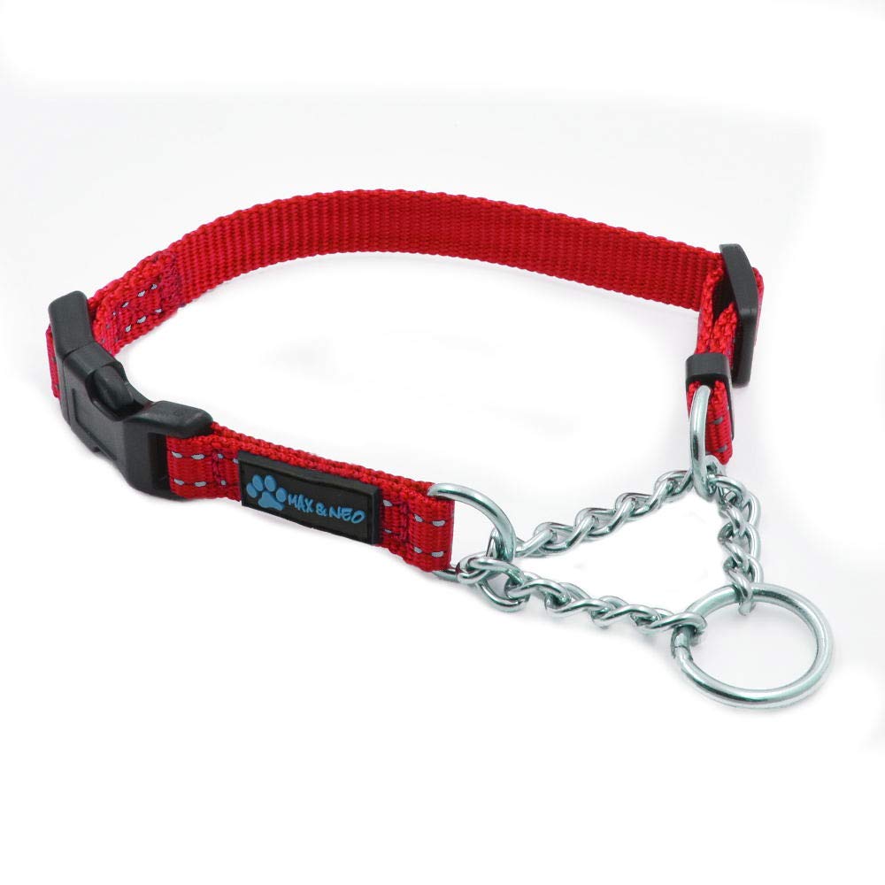 Max and Neo Stainless Steel Chain Martingale Collar