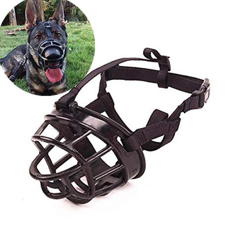 JWPC Adjustable Anti-Biting Dog Soft Silica Gel Muzzle