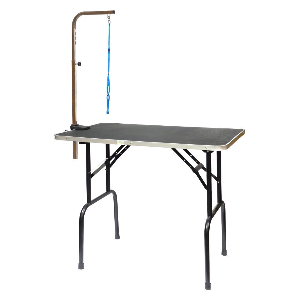 Go Pet Club Pet Dog Grooming Table with Arm