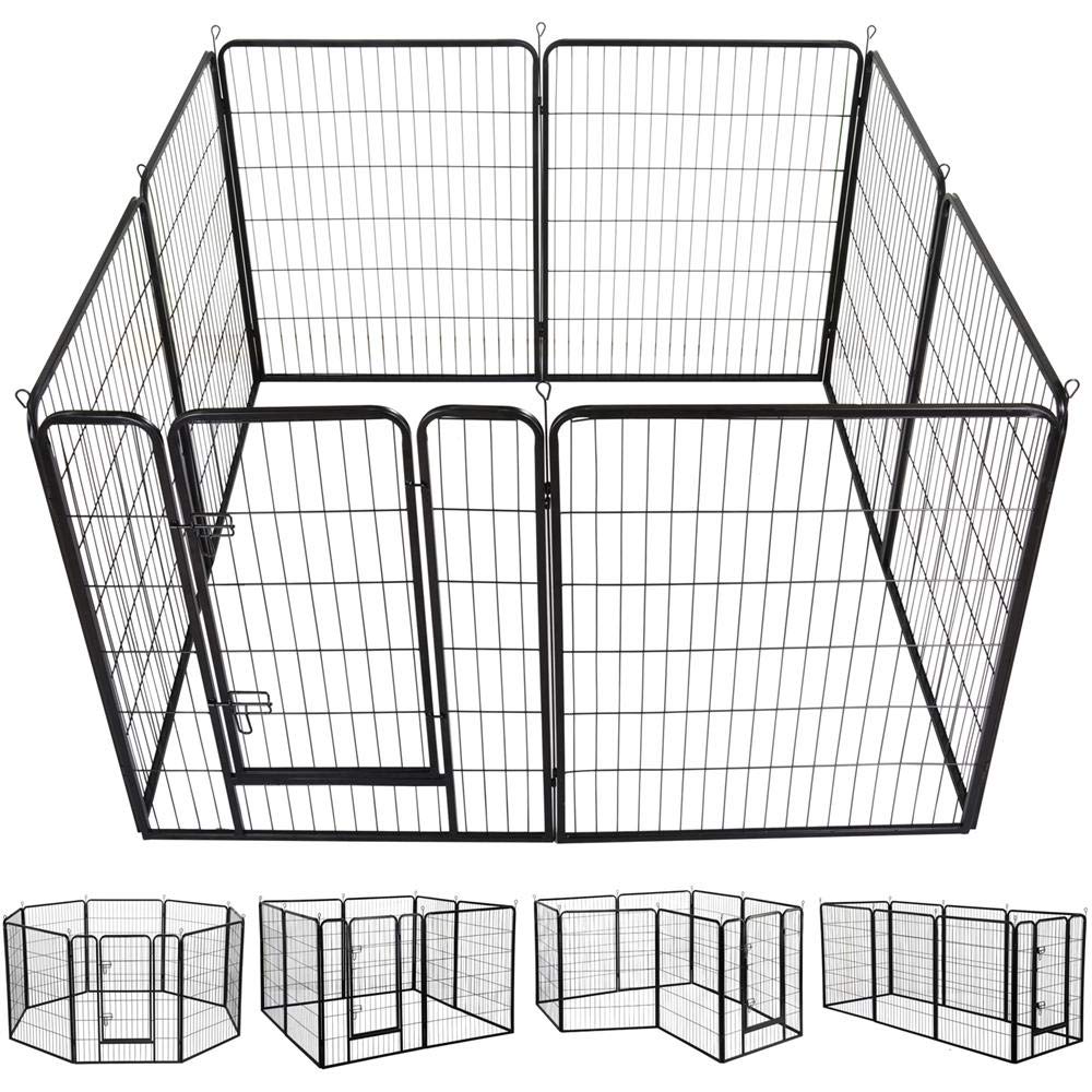 Yaheetech Heavy Duty Foldable Metal Kennel