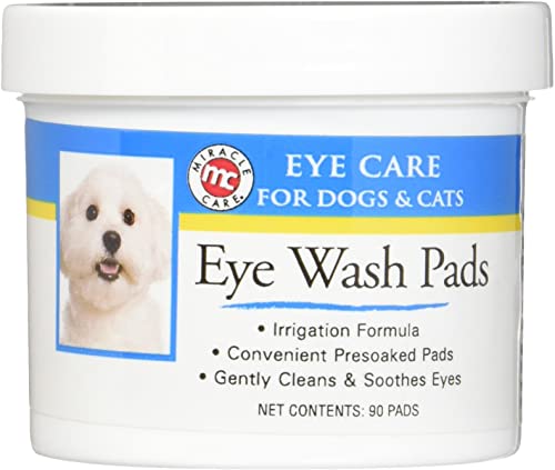Miracle Care Sterile Eye Wash Pads for Dogs & Cats