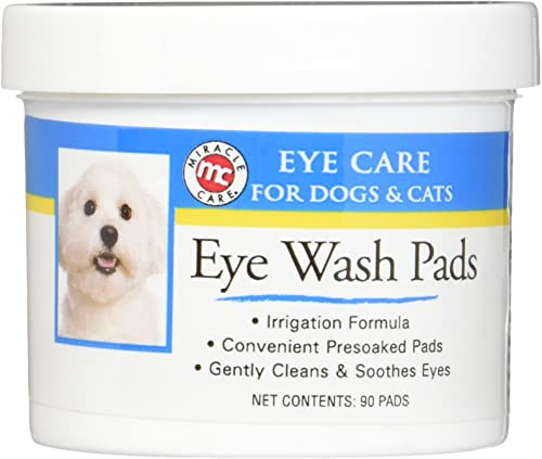 Miracle Care Sterile Eye Wash Pads for Dogs & Cats