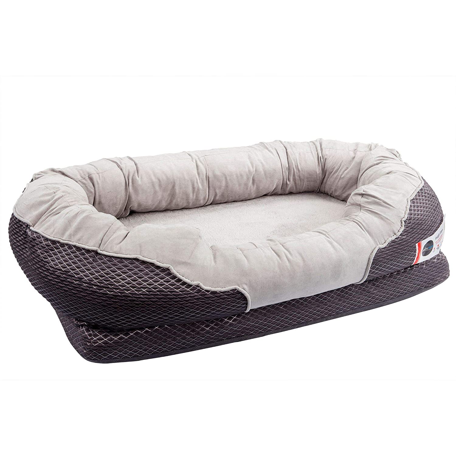 BarksBar Gray Orthopedic Dog Bed