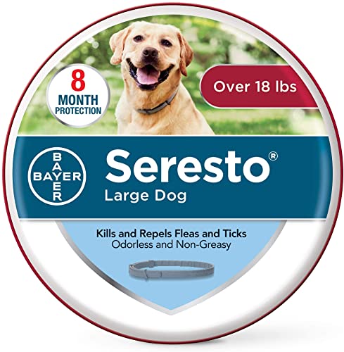 Seresto 8 Month Flea & Tick Prevention Collar for Large Dogs