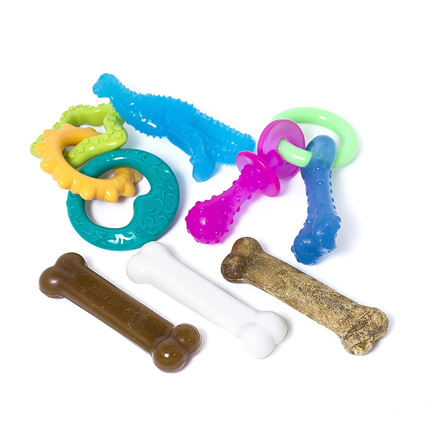 Nylabone Puppy Chew Toy Starter Pack