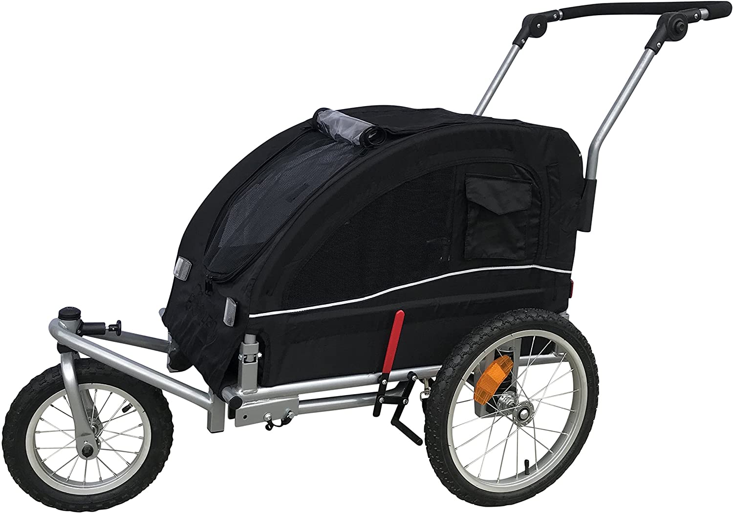 Booyah Medium Dog Stroller & Pet Bike Trailer