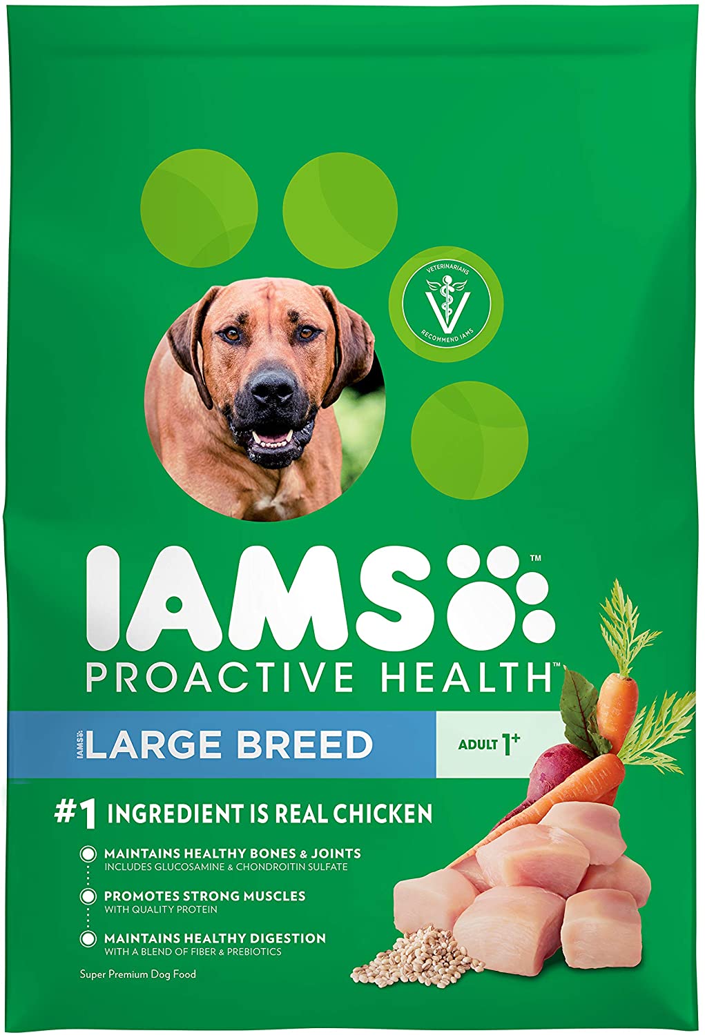 Iams Large Breed Dry Dog Food, Chicken