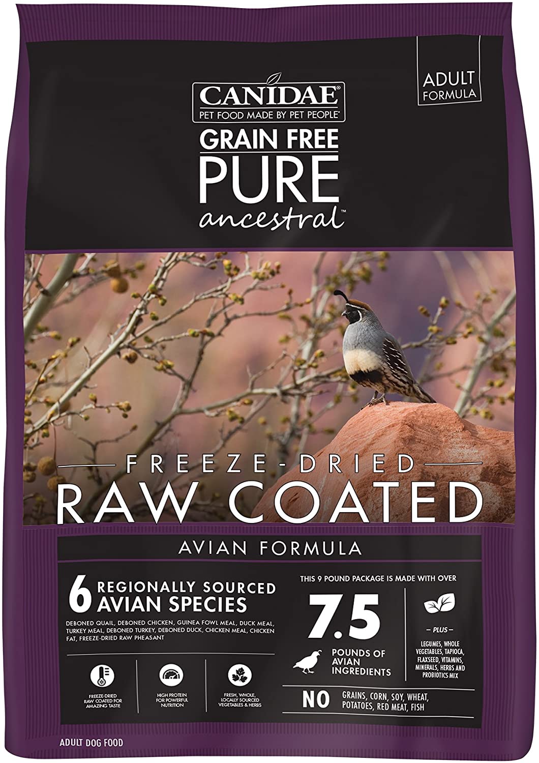 Canidae Grain Free Dry Dog Food, Quail, Chicken, & Turkey