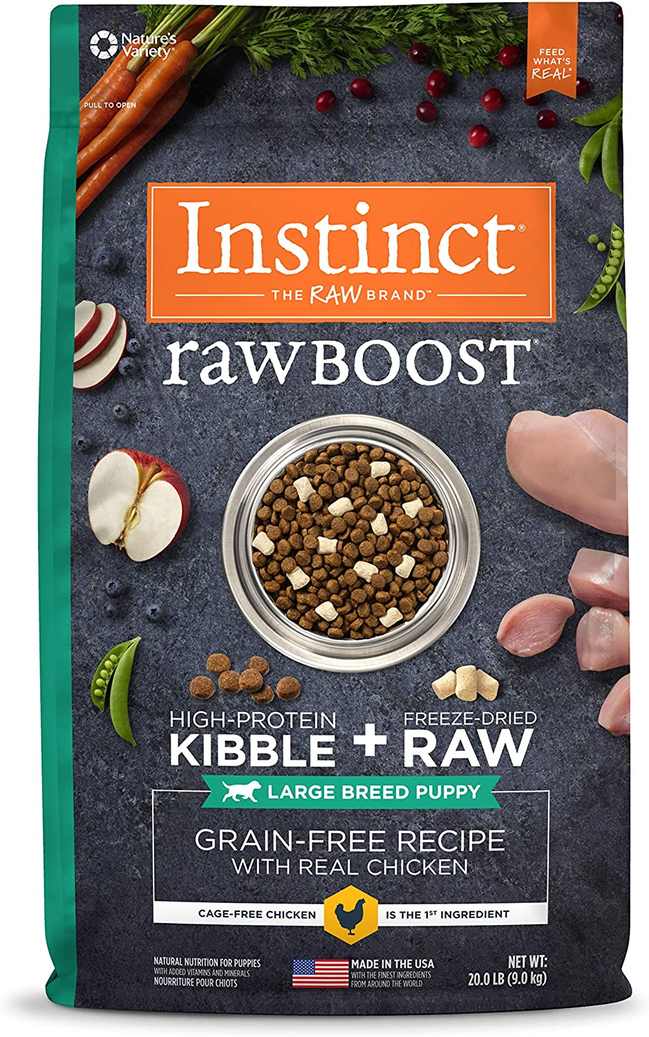 Instinct Puppy Dry Dog Food, Large Breed Puppy, Chicken