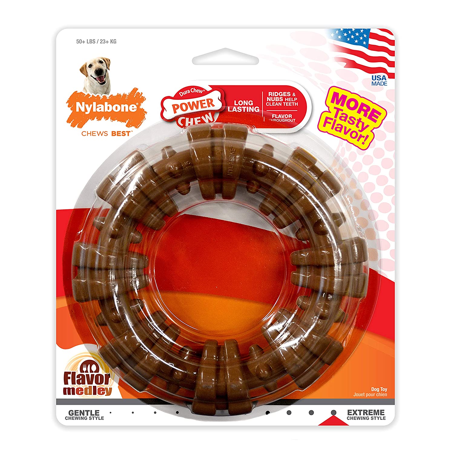 Nylabone Dura Chew Ring Bone & Chew Bone