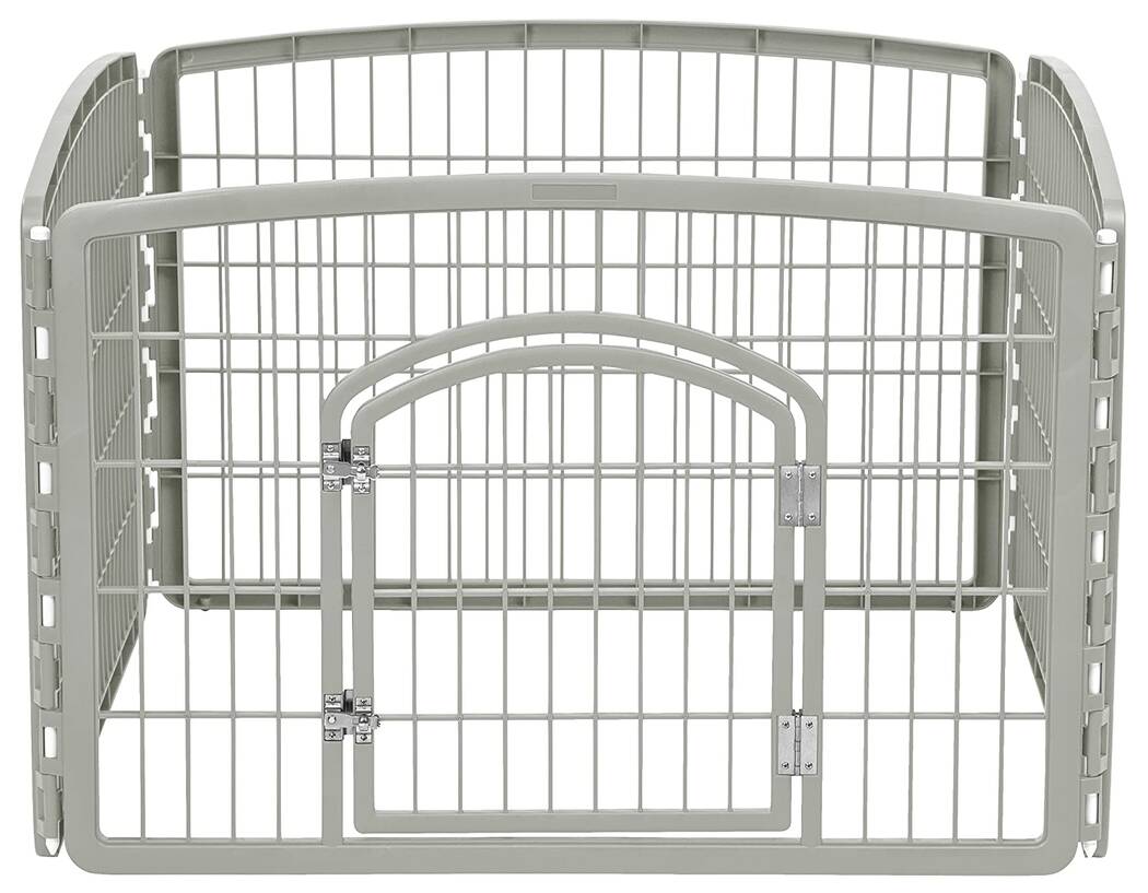 IRIS Exercise 4 Panel Pet Playpen with Door