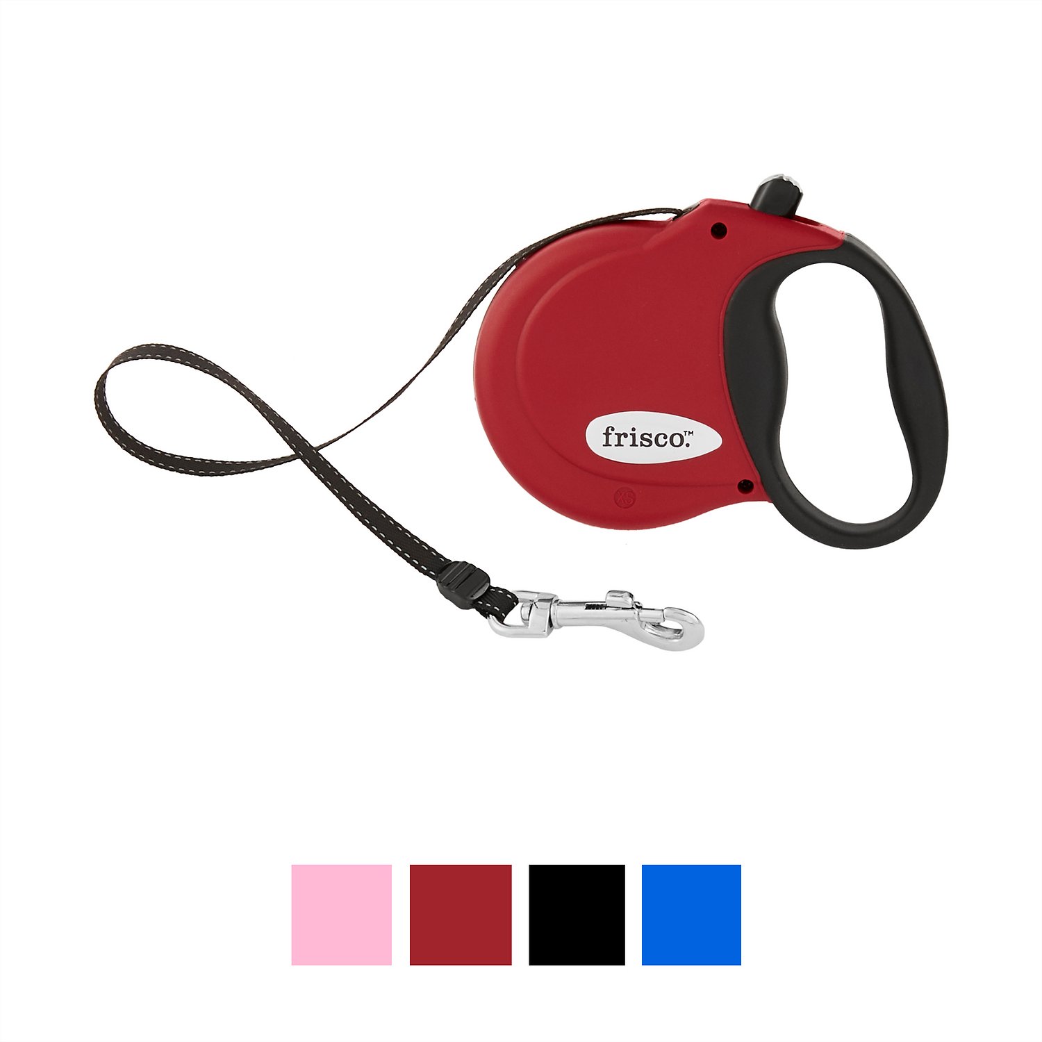 Frisco Nylon Tape Reflective Retractable Dog Leash