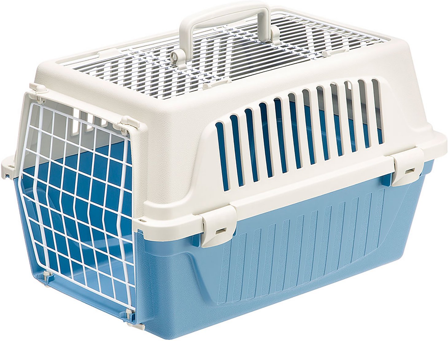 Ferplast ATLAS Two Door Top Load Plastic Dog Carrier